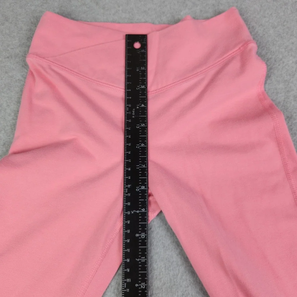 Old Navy Flare Pants‎ Girls L 10-12 Pink PowerChill Go-Dry High-Rise Crossover